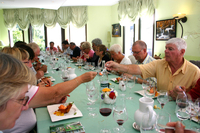 Anjou - Repas autour de membres du club