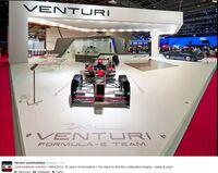 Mondial de l'auto 2014 : stand Venturi autre vue3