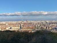 Lyon vu du haut de la colline de Fourvière